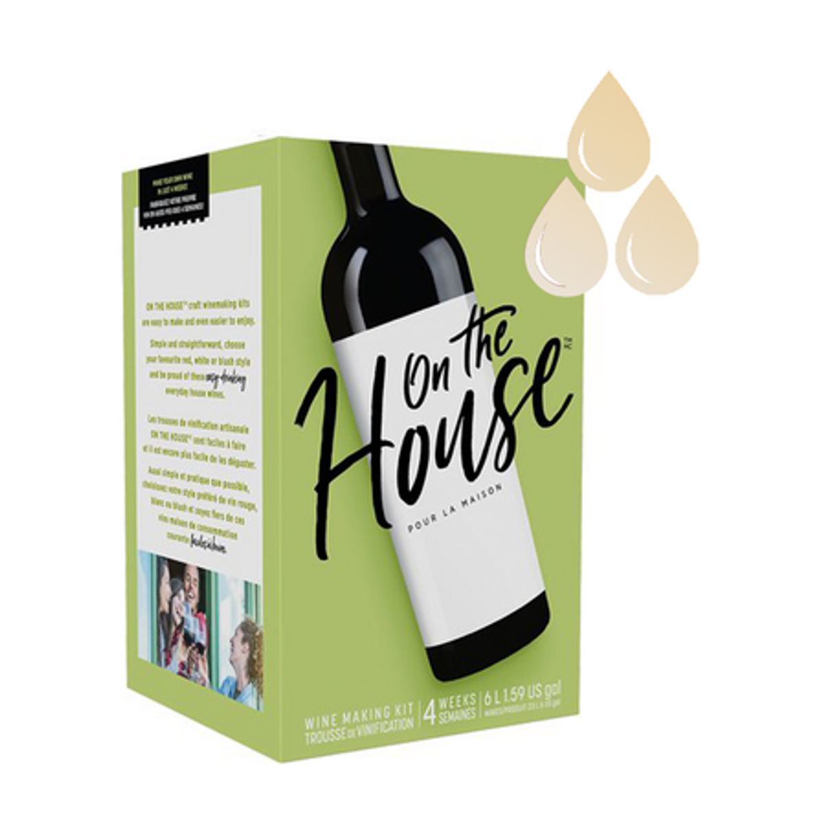 Pinot Grigio style, on the house